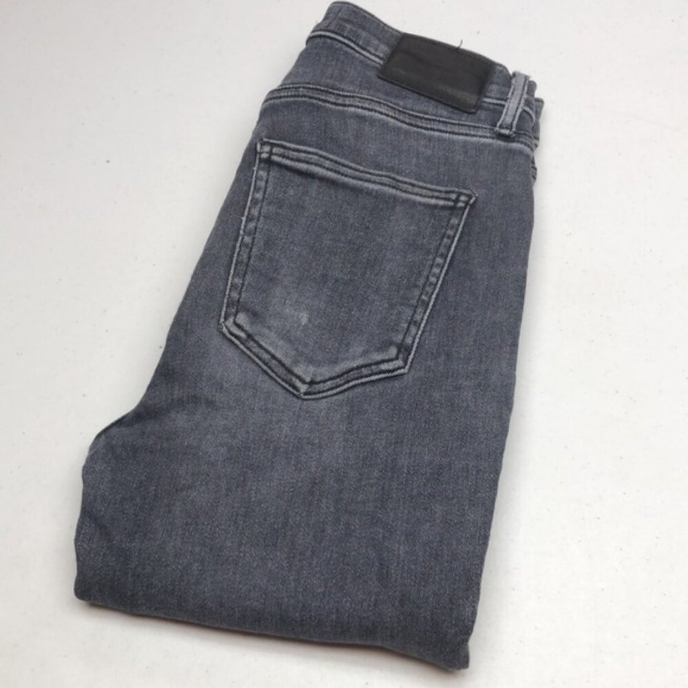 LIKE NEW DENIM FORUM GRAYWASH LOLA HIGH-RISE SKINNY CROP JEANS 26x26 ⭐️